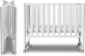 EvoNook 6-in-1 Convertible Mini Crib, 100% New Zealand Solid Wood, 4 Adjustable by MAMAZING