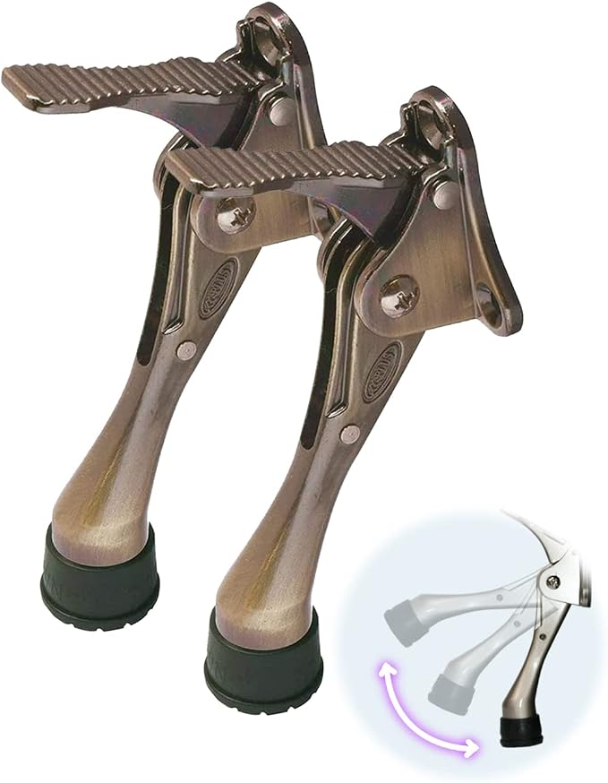 One Touch Kickdown Door Stopper, Door Holder, Heavy Duty Door Stops, Bottom of by HASHI