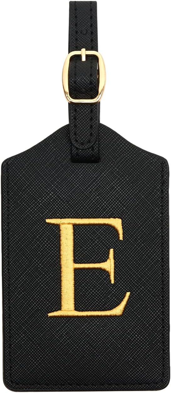 Luggage Tag PU Leather for Suitcase Baggage Handbag Travel Bag Label Suitcase by CHOIEO