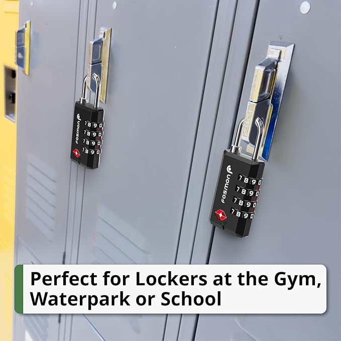 Fosmon TSA Approved Locks for Luggage, Heavy Duty Gun Safe Lock for Gun Case - Image 7
