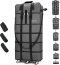 Expandable Foldable Luggage, Rolling Duffle Bag by Gloyuda