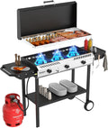 ROVSUN 3 Burner Outdoor Propane Gas Stove by ROVSUN