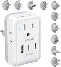 VINTAR Universal Travel Adapter Kit, International Power Adapter by VINTAR