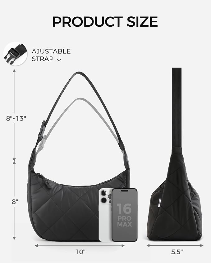 Insulated Lunch Bag for Women, Quilted Reusable Lunch Box - Image 4