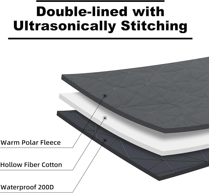 Outdoor Waterproof Blanket, Foldable Fleece Stadium Blanket - Image 5