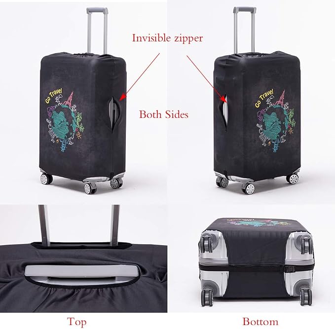 TRAVELKIN more than travel Luggage Cover Washable Suitcase Protector - Image 2