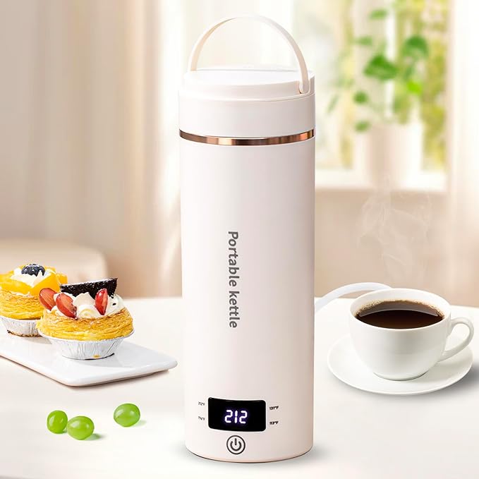 Travel Electric Kettle Portable Mini Kettle, Small Hot Water Boiler by TouxilaTravelElectricKettle