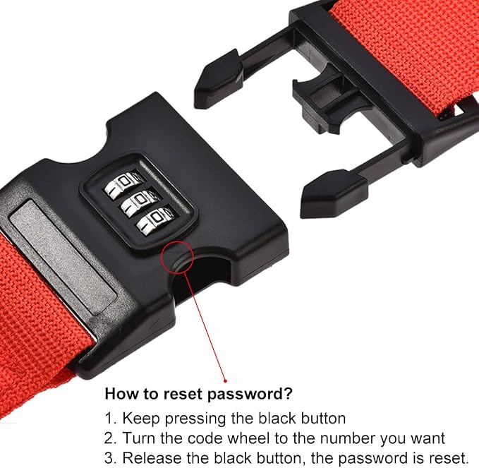 uxcell Luggage Straps Suitcase Belts - Image 2