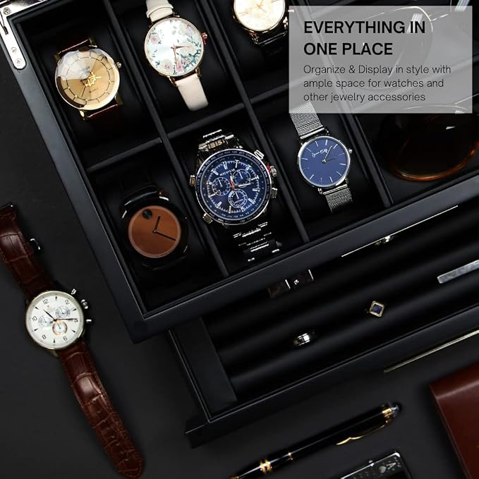 Luxury Watch, Sunglasses and Jeweler Display Case and Organizer - Image 3