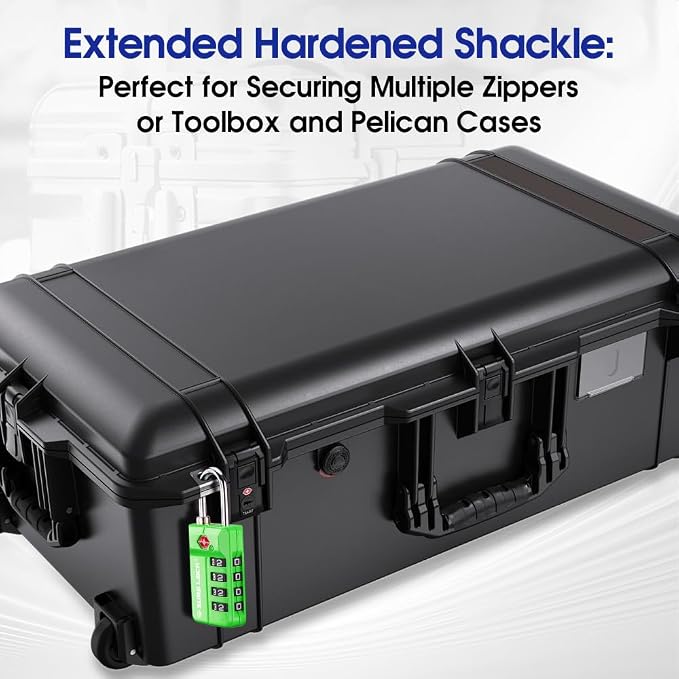 SURE LOCK TSA Approved 4-Digit Resettable Combination Luggage Locks - Image 8