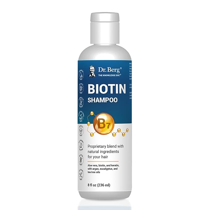 Dr. Berg Biotin Shampoo for Men & Women by DrBergNutritionals