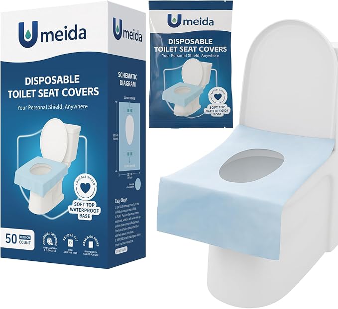50 Count Disposable Toilet Seat Covers by Unknown
