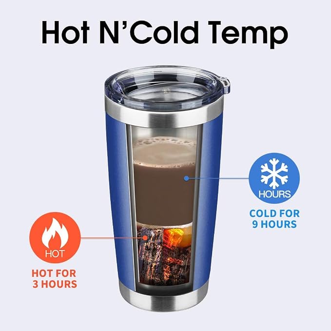 20oz Tumbler Stainless Steel Vacuum Insulated Mug - Image 5
