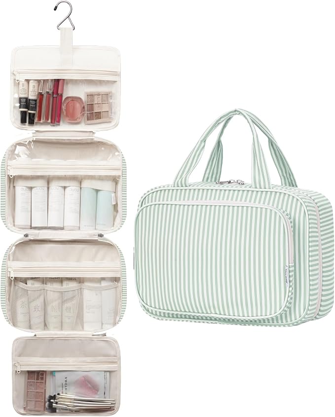 Narwey Striped Travel Toiletry Bag - Image 4