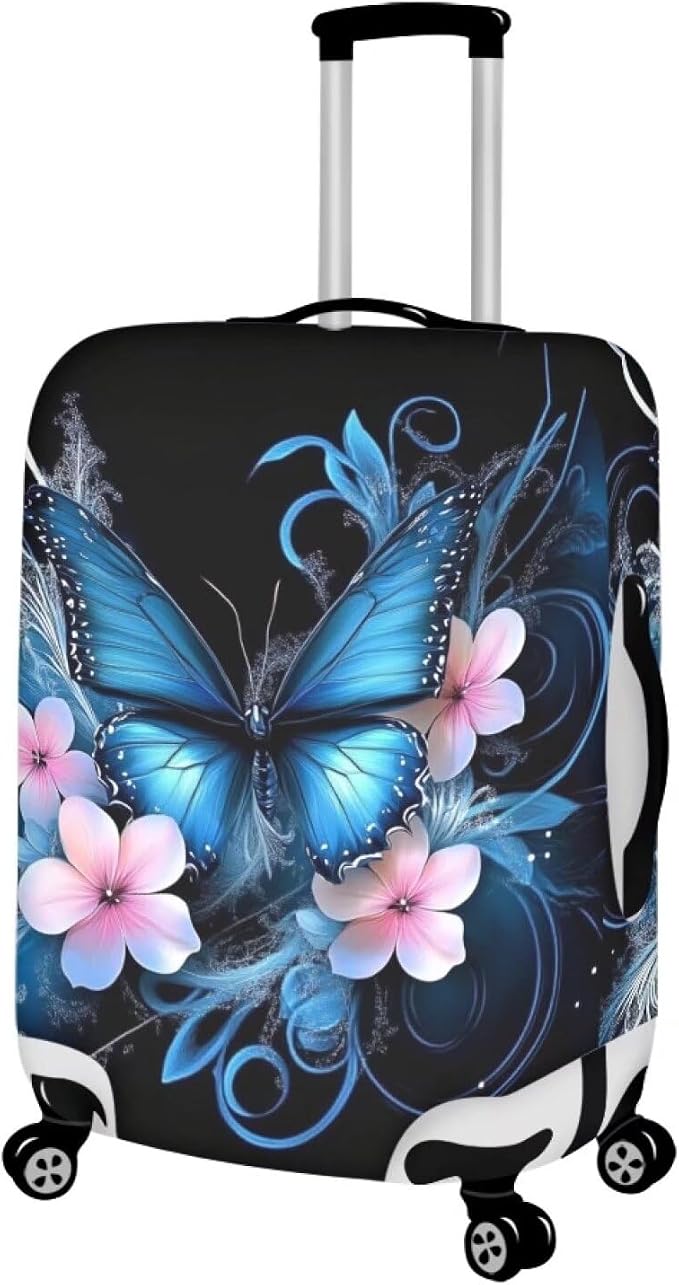 Butterfly Luggage Covers for Suitcase Universal Fits 18-32 Inch Suitcase Travel - Image 2
