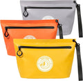 3-Pack Tactiko Heavy-Duty Splash Water Resistant Zipper Pouches - 3 L Hold-All by TactikoSurvival