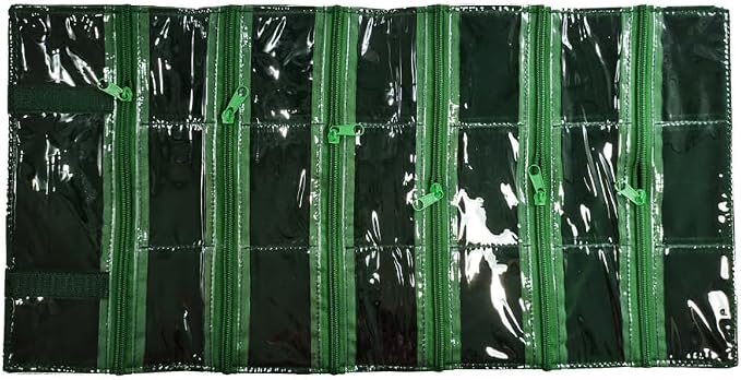 Travel Jewelry Roll Bag Portable Organizer Pouch by SCIKHEFT