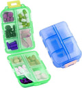 Small Pill Case Travel Pill Box Cute Pill Organizer by INVODA
