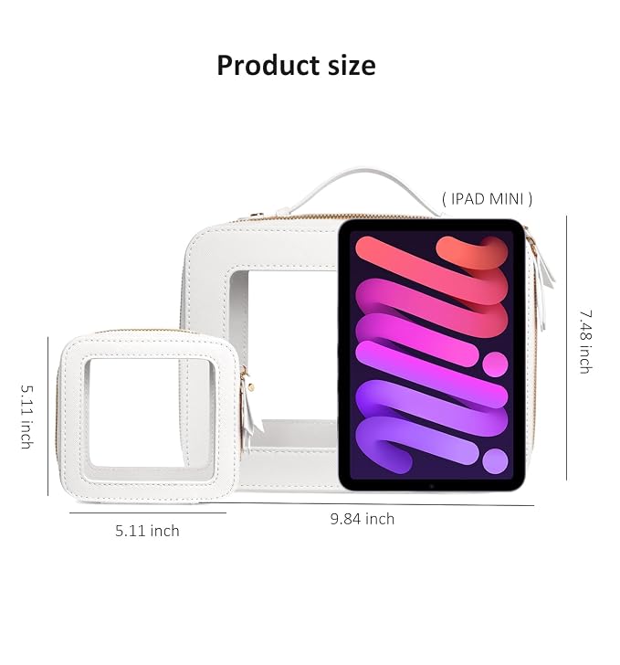 LETGO Clear Makeup Bags Set - Image 2