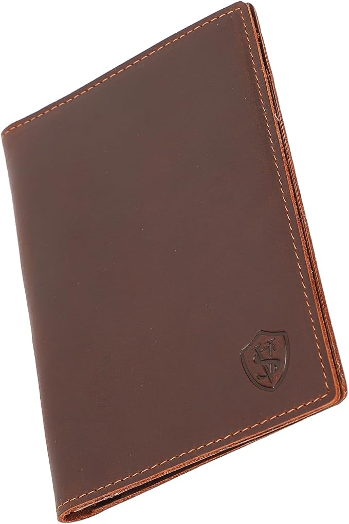 STAR VISTA Albatross Leather Travel Passport Holder, Minimalist Design - Image 7