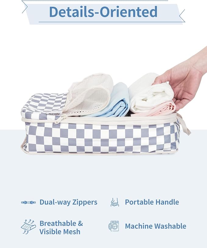 Narwey 6 Set Compression Packing Cubes - Image 6