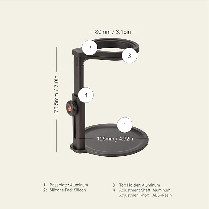 OutIn Detachable Universal Coffee Stand, Portable Espresso Machine Stand - Image 2