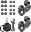 2 Pairs of Earplugs for Sleeping, Reusable Hearing Protection Earplugs by LOETRUY