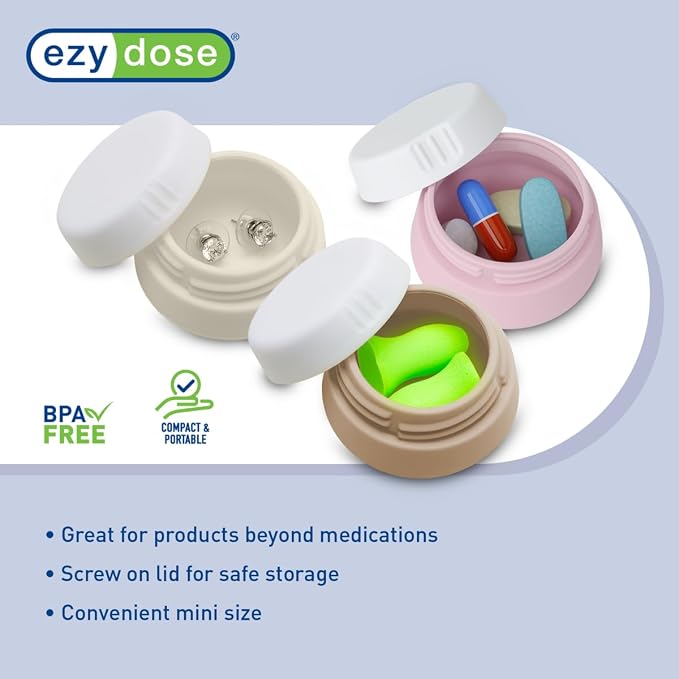 EZY DOSE Silicone Jar, Washable and Reusable, Versatile and Durable Container - Image 3
