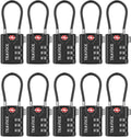 TSA Approved Luggage Locks, Travel Locks Which Also Work Great as Gym Locks by TRAVOCE