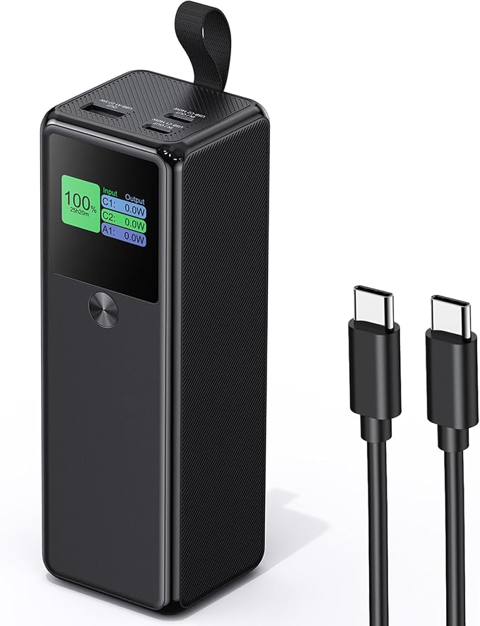 140W Power Bank, 27600mAh 3-Port PD3.1 Portable Charger Power Bank/ Portable by VAFOTON