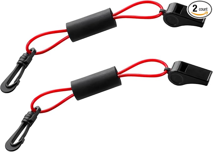 Whistle with Lanyard for Safety Boat Whistle Coast Guard Approved Float Boat by Seenelling