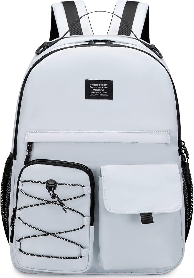 Lohol Casual Backpack for Teen Boys Girls, Water Resistant Daypack by Lohol
