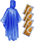 SaphiRose Disposable Rain Ponchos Emergency Clear Poncho by SaphiRose