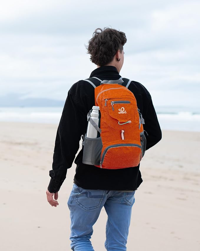 WATERFLY Small Lightweight Packable Backpack: 20l Ultra Light Foldable Travel - Image 3