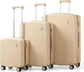 Hanke Hard Shell Luggage Sets 3 Pieces, Carry On and Checked Luggage Sets by Hanke