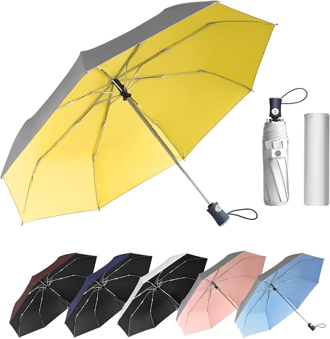 Cuby UV Sun Umbrella Compact Folding Umbrella lightweight Portable Manual - Image 7