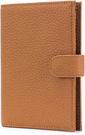 Leather RFID Passport Holder for Travel – Slim Passport Wallet for Women & Men by Genuineleatherwallet