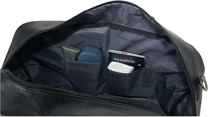 Kenneth Cole REACTION Port Stanley Duffel Pebbled Vegan Leather Carry on - Image 4