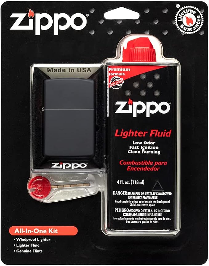 Zippo All-in-One Kit with Black Matte Windproof Lighter - Image 2