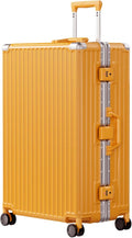 AnyZip Luggage PC+ABS Aluminum Frame Zipperless Checked Luggage Hard Shell by YourBestTravelChoice