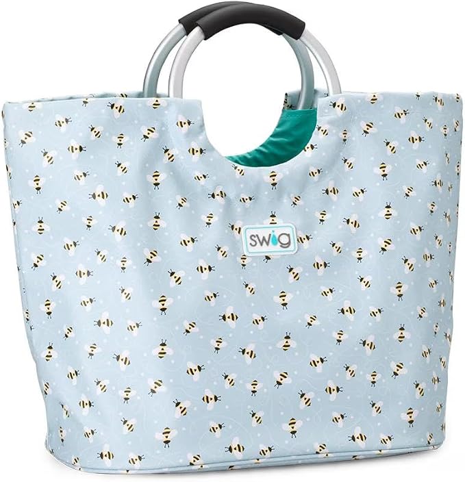 Swig Life Loopi Tote Bag, Lightweight, Waterproof Beach and Utility Bag by SwigLife