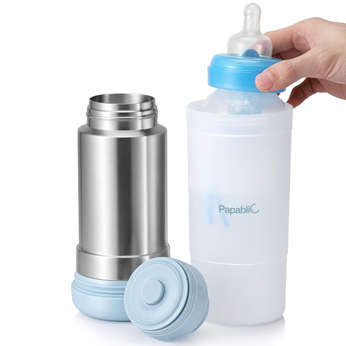 Papablic Portable Travel Baby Bottle Warmer On The Go, Fits Most Car Cup Holders by Papablic