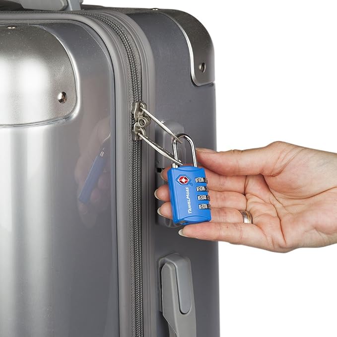 TSA Luggage Locks with 4 Digit Combination – Heavy Duty Set Your Own Padlocks - Image 7