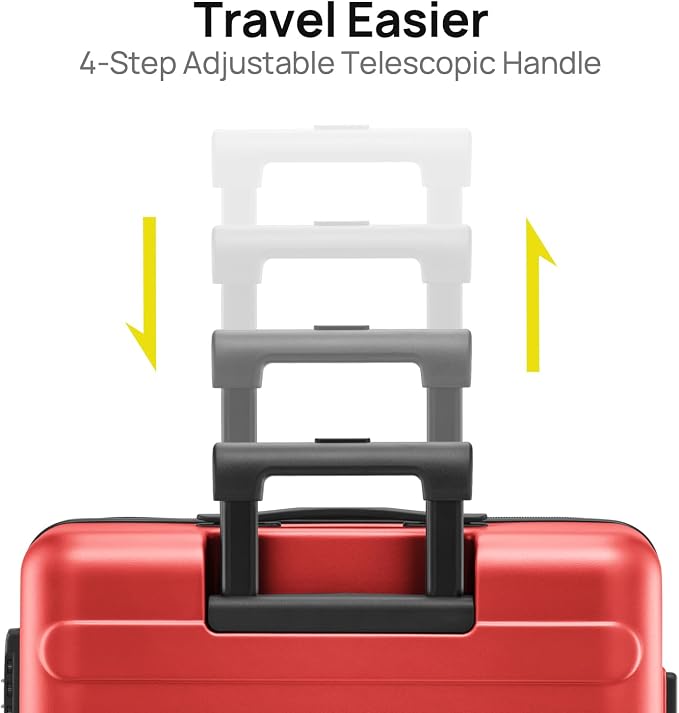 Carry on Luggage 22 X 14 X 9 Airline Approved, 20 Inch Luggage - Image 7