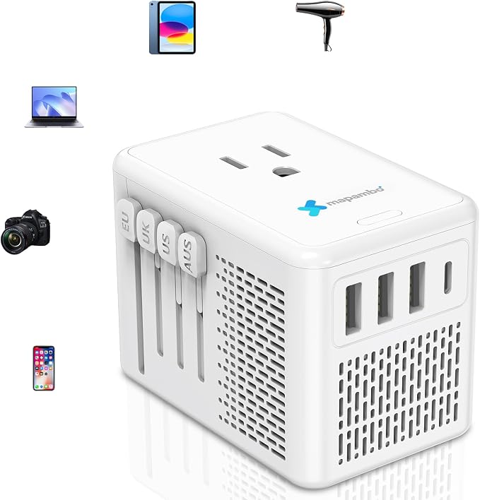 Upgraded Voltage Converter US to Europe by Mapambo