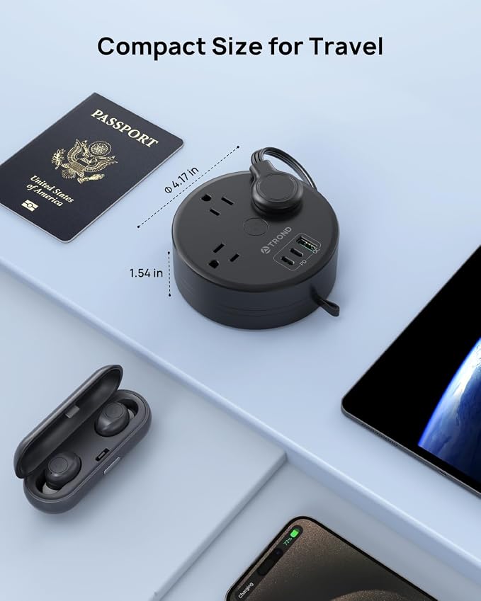 TROND 20W USB C Travel Power Strip - Image 6
