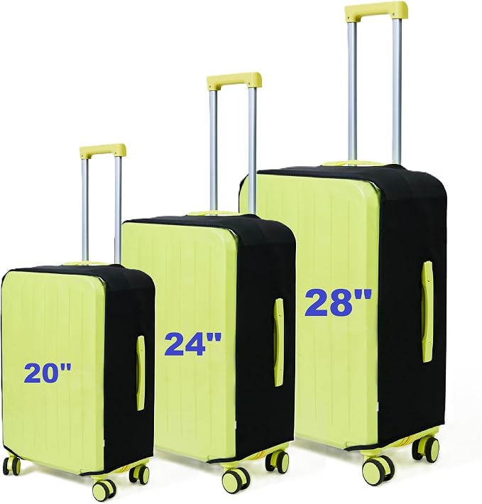 Clear PVC Suitcase Covers Protectors Transparent Luggage Cover Waterproof by FABULWAY