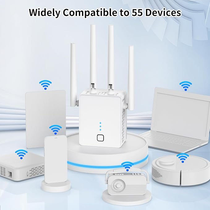 WiFi Extender, 2024 Fastest WiFi Booster 1200Mbps Dual Band WiFi Extenders - Image 4