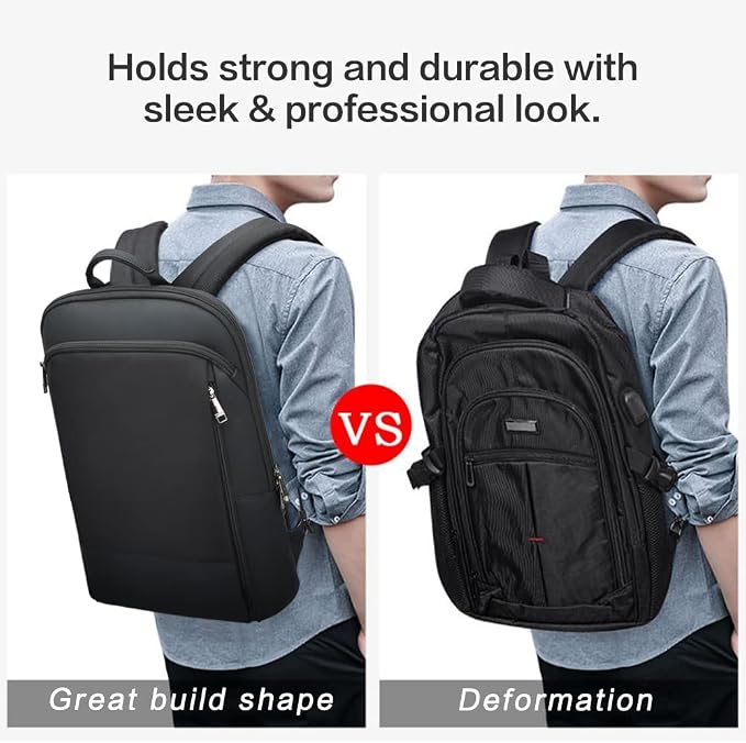 BOPai Slim Laptop Thin Business Backpack - Image 7