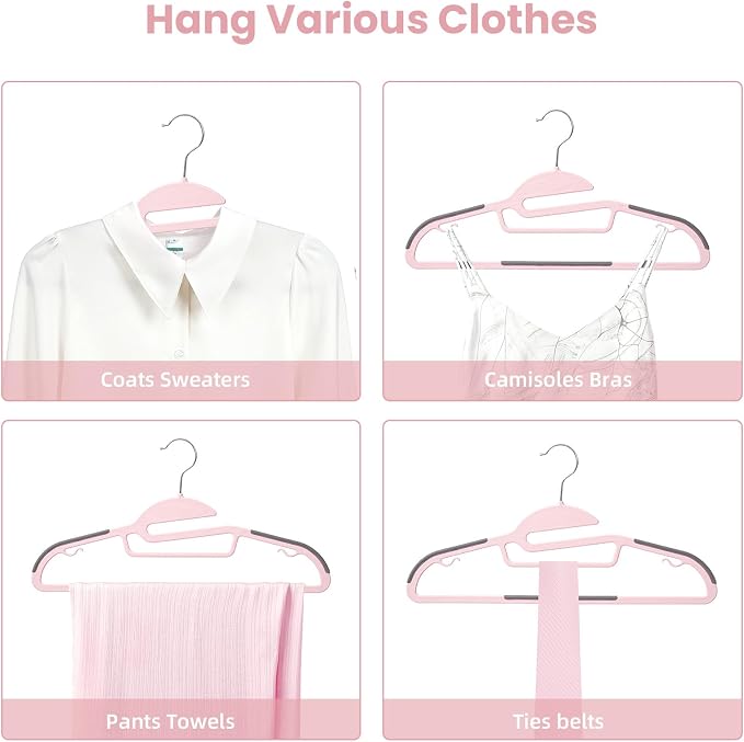 BAGAIL Plastic Hangers 50 Pack - Image 5